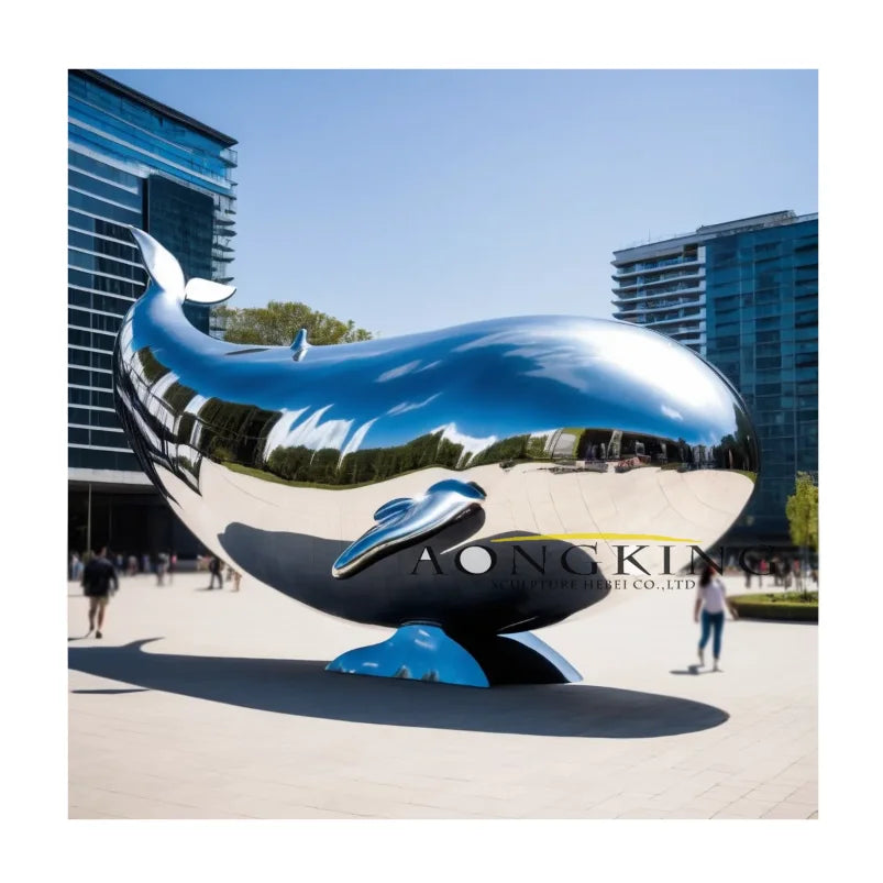 Garden Art Design large sculpture stainless steel statue hand-shaped statue