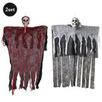 Horror Skull Ornaments Halloween Outdoor Haunted House Yard Decor Corpse Death Prop Skull Ghost Pendant Halloween Party Supplies Lootquake LLC