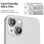 3/1Pcs Luxury Camera Lens Protector For iPhone13 12 11 Pro Max Camera Protective For iPhone 12 13 Mini Back Lens Glass Camera Cover Circle Tempered Glass Protector Stevvex