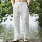 Men's Linen Cotton Breathable Casual Pants