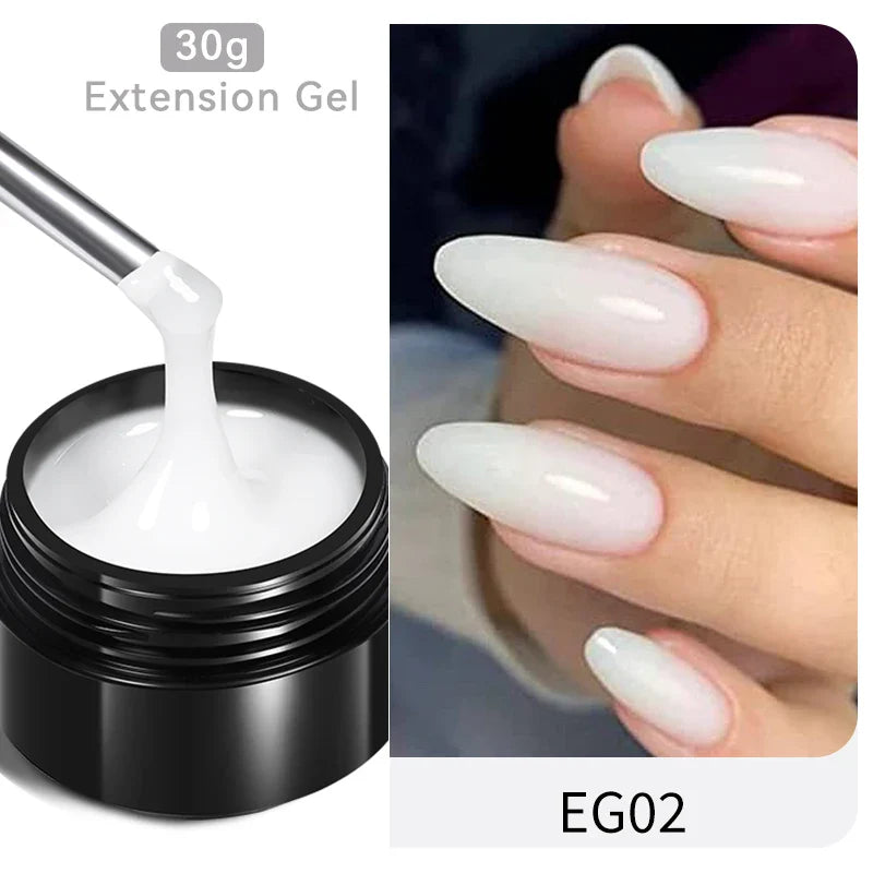 BORN PRETTY 60/30ml Hard Jelly Extension Nail Gel Polish French Nails Nude Pink White Clear Nail Supplies Gel for extension Lootquake LLC