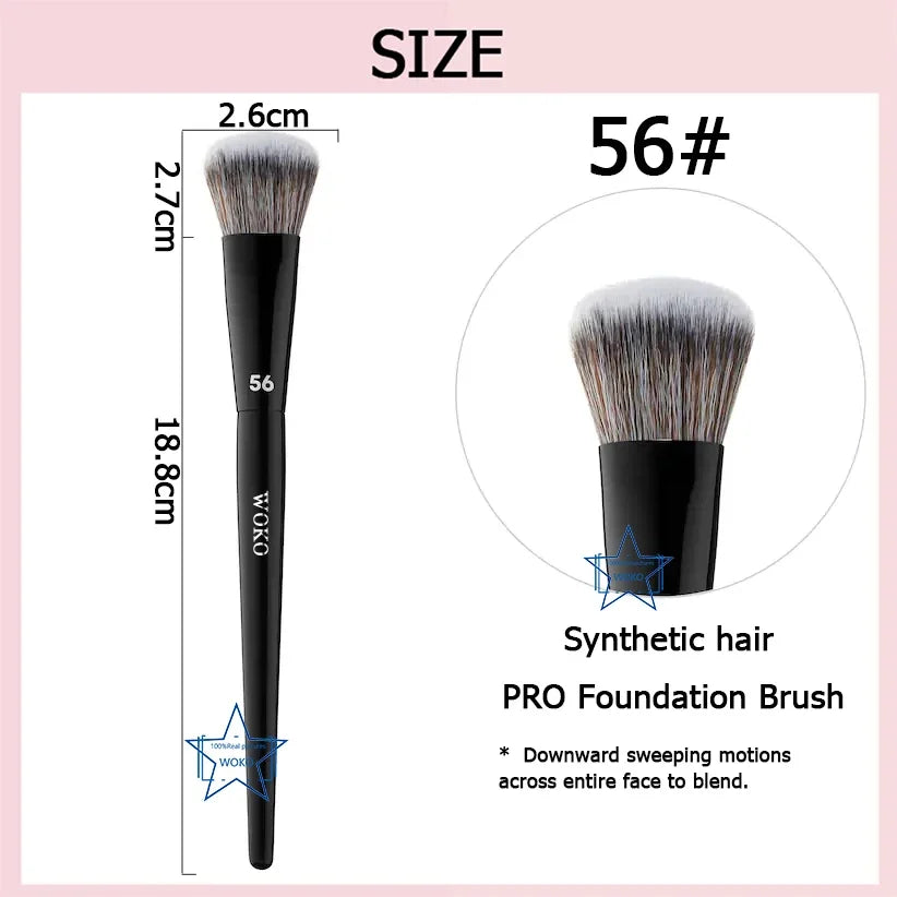 70 Pro Big Foundation Brush Cream Foundation Makeup Brush Chubby Professional Synthetic Hair Face Contour Foundation Makeup Tool Lootquake LLC