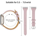 Fitbit Versa & Sense Leather Band - Classic and Stylish - SJB-DIAMOND ELITES
