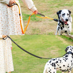 Heavy duty tactical bungee leash shock absorbing reflective, no pull. Fashioned Furbabies