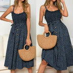 Polka Dot Maxi Dress – Light & Flowy Summer Dress - SJB-DIAMOND ELITES