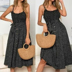 Polka Dot Maxi Dress – Light & Flowy Summer Dress - SJB-DIAMOND ELITES