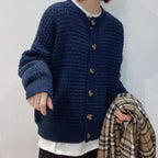 Womens Casual Button Down Knit Cardigan