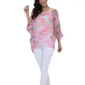 Unicorn Pink Chiffon Top - Whimsical One-Size Blouse | Femstylo - SJB-DIAMOND ELITES