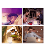 Touch Dimmable Table Lamp, Bedside Table Lamp, LED Night Light with Color Changing Portable for Living Room Bedroom