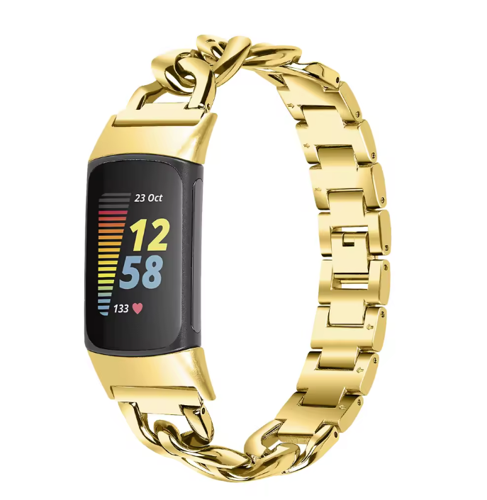 Fitbit Charge 5 6 Stainless Steel Band - Sleek and Durable - SJB-DIAMOND ELITES