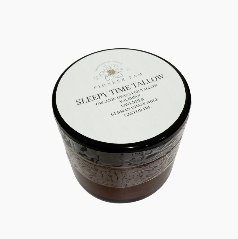 Sleepy Time Tallow: Sleep/Relaxation Support for Kids & Adults Pioneer Pam
