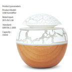 2024 Home Mushroom Head Bedroom Air Purifier USB Desktop Nebulizer Wood Texture Personalized Aromatherapy Machine Humidifier Lootquake LLC