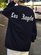 Art Letter Los Angeles Male Sweatshirts Hip Hop Simple Pullovers Fleece Casual Hoodies Autumn Comfortable Streetwear Sportswear Lootquake LLC