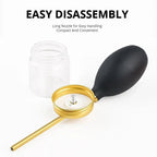 Refillable Barber Powder Spray Bottle Hair Building Fiber Applicator Talc Powder Blower Puffer Tools Salon Accessories Lootquake LLC