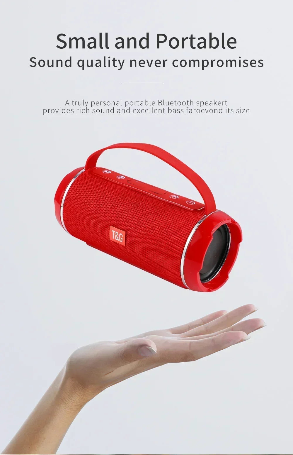 Bluetooth Speaker TG116c TWS Wireless Powerful Box Portable Outdoor Speakers Waterproof Subwoofer 3D Stereo Sound HandsFree Call Lootquake LLC