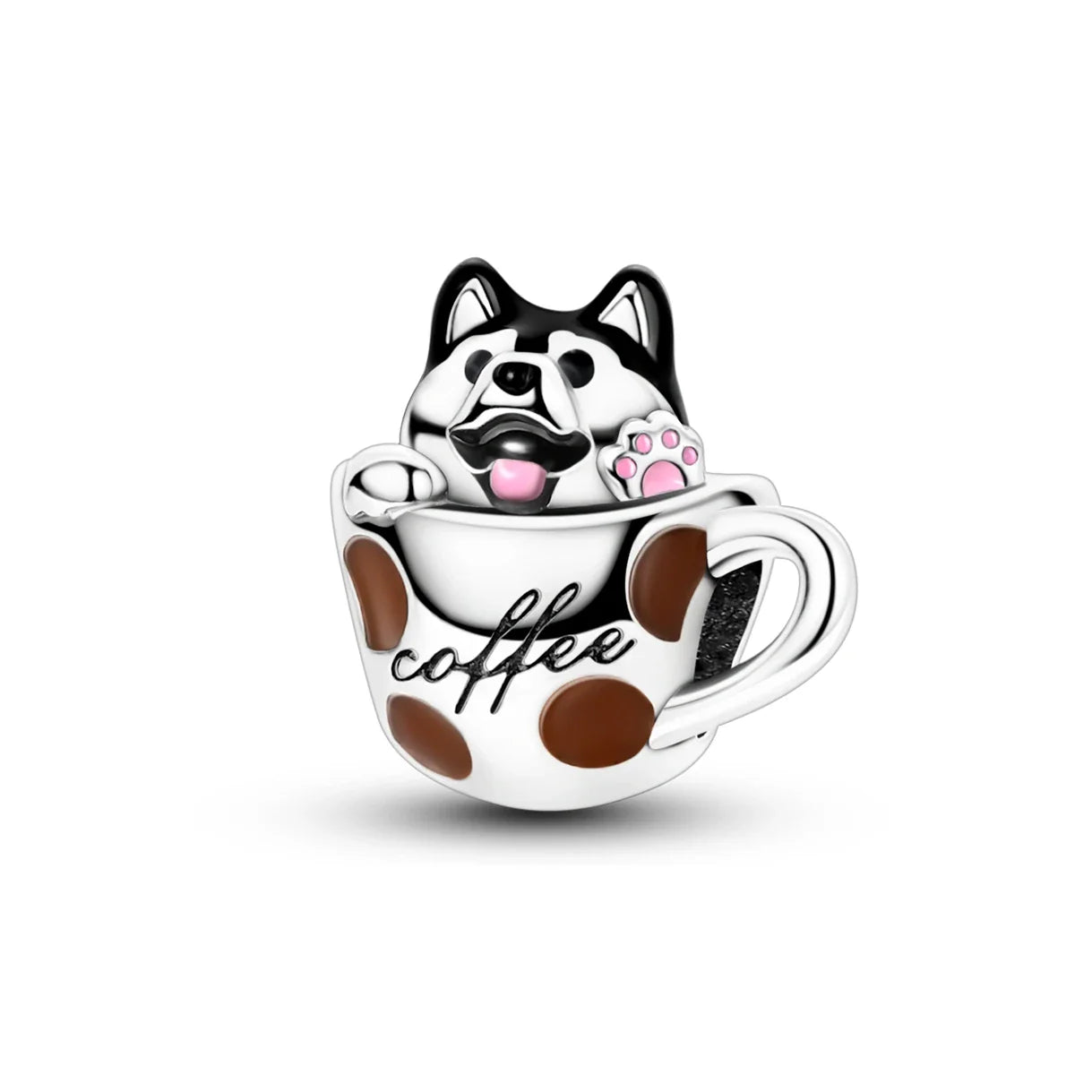 Coffee Cup Charms 925 Silver Beads For Woman Fit Original Bracelet Making Fashion Jewelry Lootquake LLC