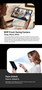 Blackview MEGA 2 Tablets 12 inch 2K Display Widevine L1 24GB(8+16) Android 15 256GB 9000mAh AI Main Camera Pad PC Lootquake LLC