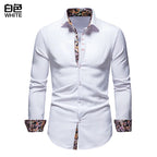 Men's Shirt with Collar White Shirts Man Long Sleeve Men's Shirts 2023 Mens Polo Shirts for Men Famous Brands Lootquake LLC