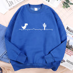 Network Malfunction Little Dinosaur Sweatshirts Men Women Casual Hoody Hip Hop Comfortable Streetwear Loose Warm Clothes Hoodies Lootquake LLC