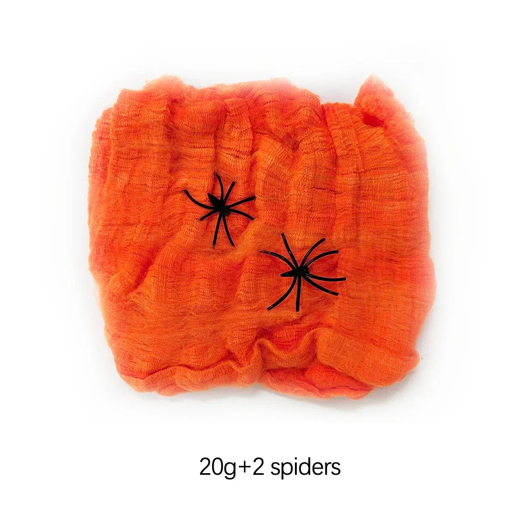 Halloween Decoration Party Accessories Decorations for Events Scream Festa Spider Web Black Outdoor Props Haunted House Spider Lootquake LLC