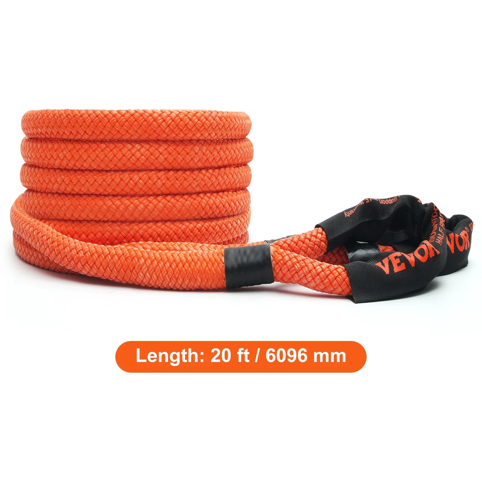 SucceBuy 20/30ft Car Towing Rope Off Road Snatch Tow Strap Rescue Recovery Resistant Which Rope for Jeep Car Truck ATV Tractor Lootquake LLC