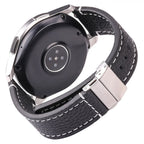 Motorola Moto Genuine Leather Watch Bands Deployment Clasp Strap Men Women