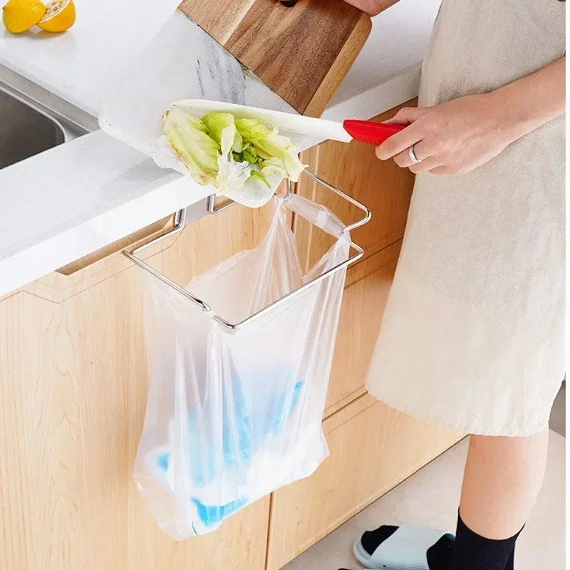 Garbage Bag Storage Kitchen Garbage Organizer Plastic Bag Holder Organizing Hanging Garbage Collection Storage Bag Lootquake LLC