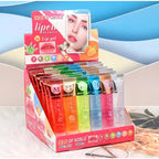 6pcs Fruit Moisturizing Lip Gloss Oil,Transparent Lipstick,Ve, Rosehip,Argan,Peppermintaloe,Coconut Flavor Lip Gel,Long Lasting Lootquake LLC