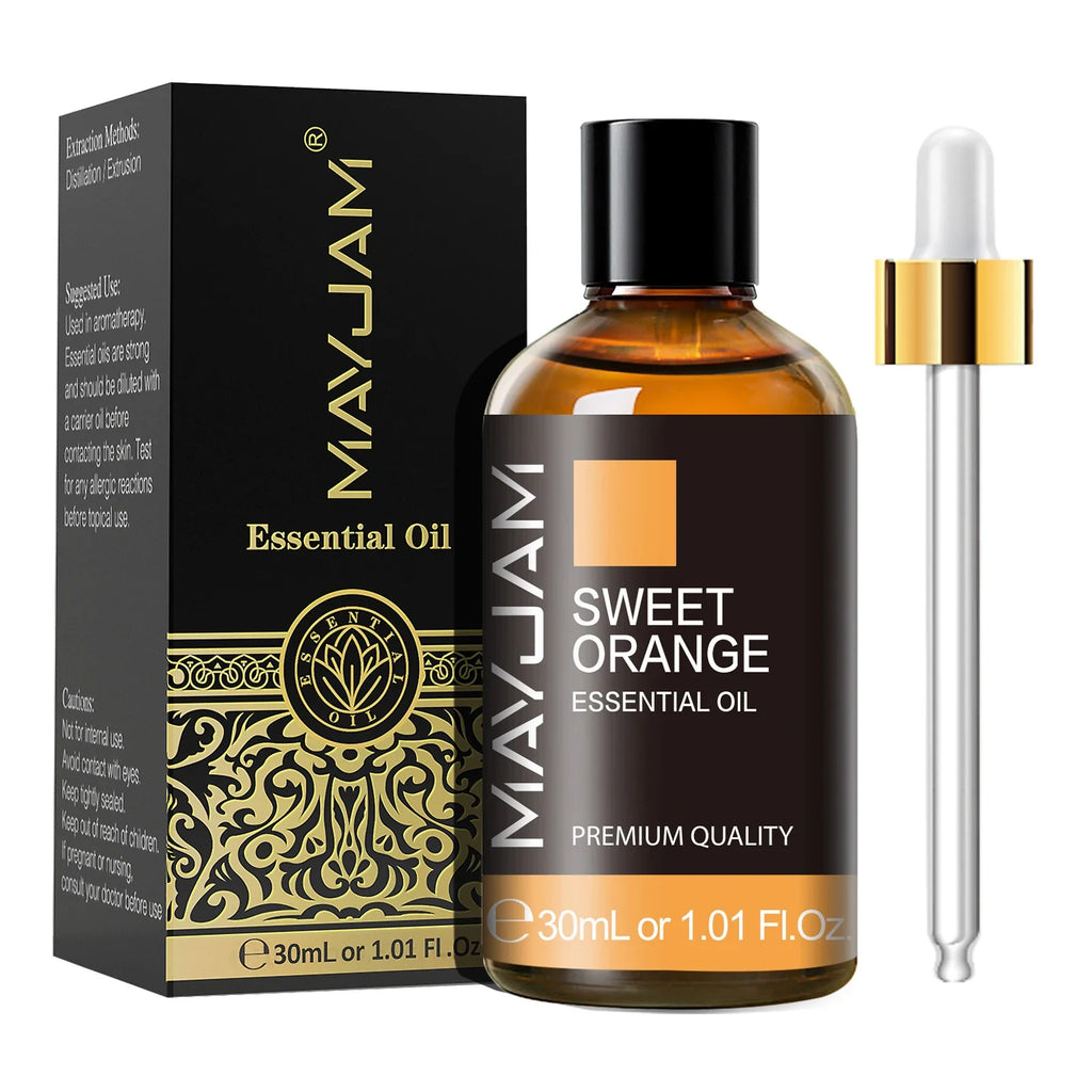 MAYJAM 1PCS 30ML Aromatherapy Essential Oil Lavender Vanilla Jasmine Eucalyptus Peppermint Aroma Oil for Diffuser Candle Soap Lootquake LLC