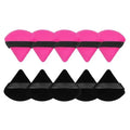 MAANGE 10/12 Pcs Triangle Powder Puff Wet Dry Use For Loose Powder Liquid Cosmetic Soft Plush Powder Puff Makeup Foundation Lootquake LLC