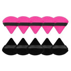 MAANGE 10/12 Pcs Triangle Powder Puff Wet Dry Use For Loose Powder Liquid Cosmetic Soft Plush Powder Puff Makeup Foundation Lootquake LLC