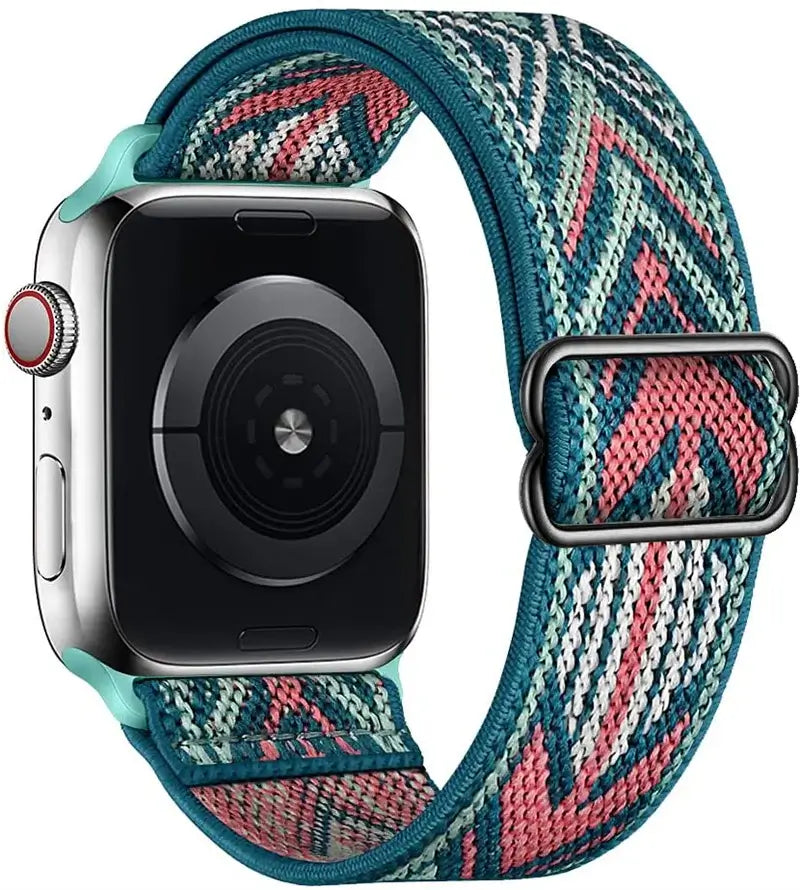 Apple Watch Nylon Band - Stylish, Durable, Elastic Design - SJB-DIAMOND ELITES