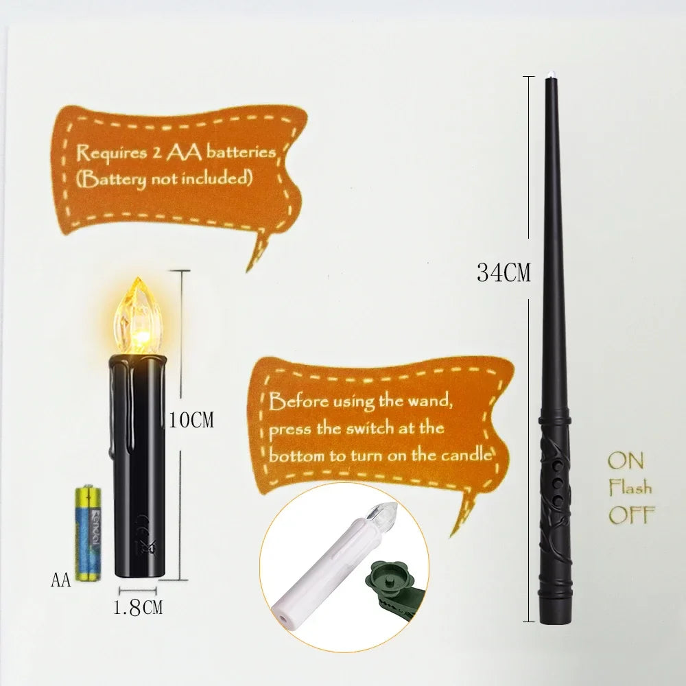 LED Floating Candle for Home Decoration, Flickering Flame, Timing Remote, Battery Operated, Halloween, Christmas,Black Candle Lootquake LLC