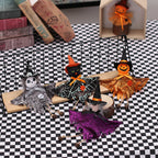 Halloween Hanging Decor Tree Ornaments Pumpkin Ghost Witch Pendant for Home Indoor Outdoor Party
