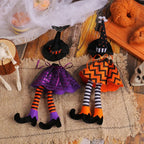 Halloween Wine Bottle Decoration Wine Bottle Decor Halloween Witch Hat Wine Bottle Cover Set Unique for Halloween for Party