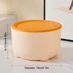1pc Mini Trash Bin, Small Garbage Can For Desk, Food Waste Bin，Pet cat litter cleaning box，Portable trash can in car Lootquake LLC