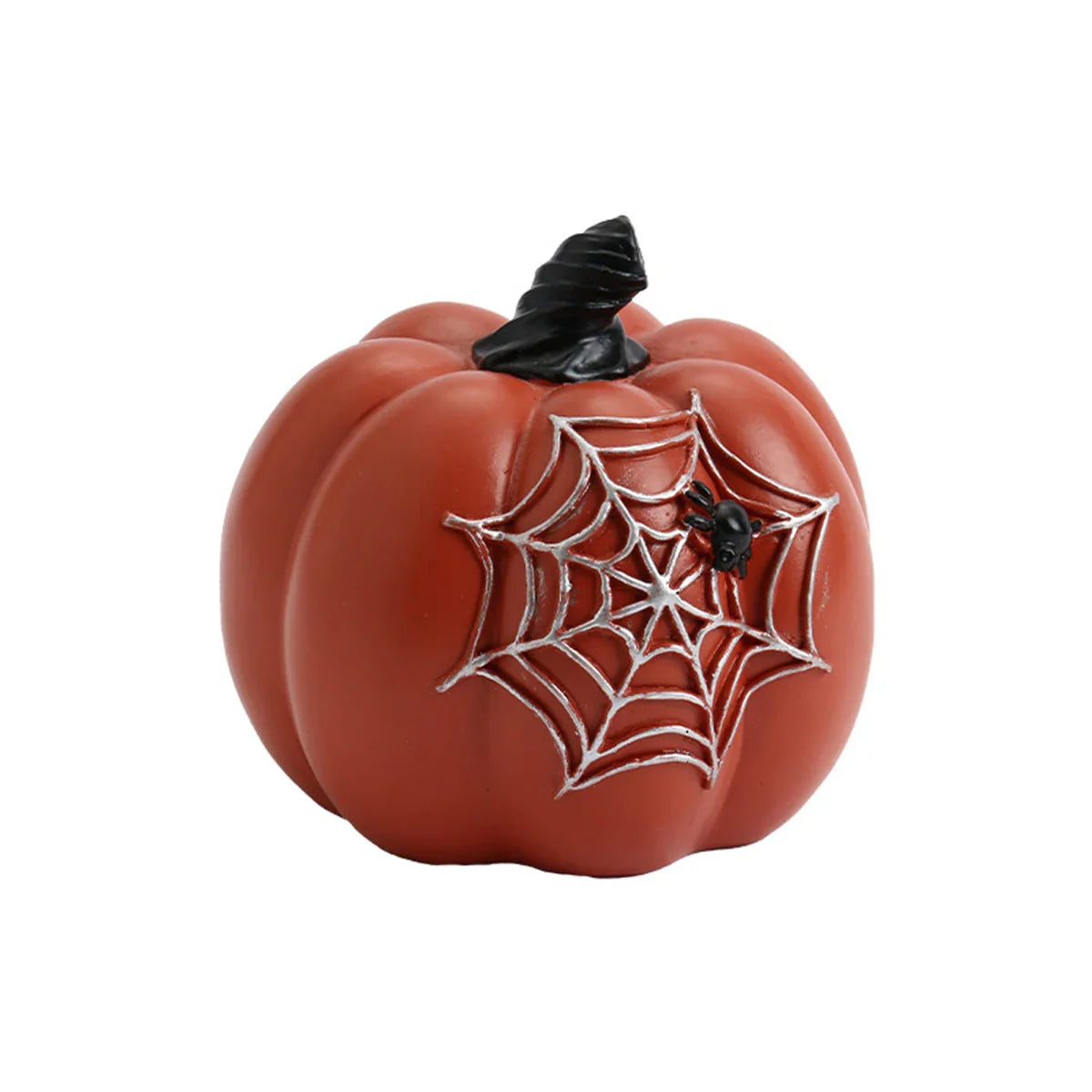 Spooky Resin Pumpkin Decor - Gothic  Tabletop Centerpiece for Halloween Lootquake LLC