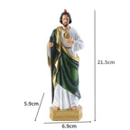 1Pc 8" St. Judas Statue Figurine Crutches Room Decorations Religious Gifts Collection Home Decor Lootquake LLC