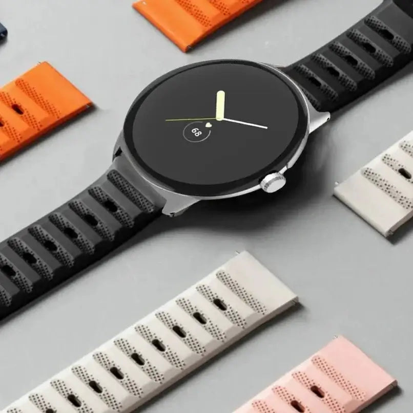 Google Pixel Sports Silicone Strap - Breathable and Flexible BandsCo Straps