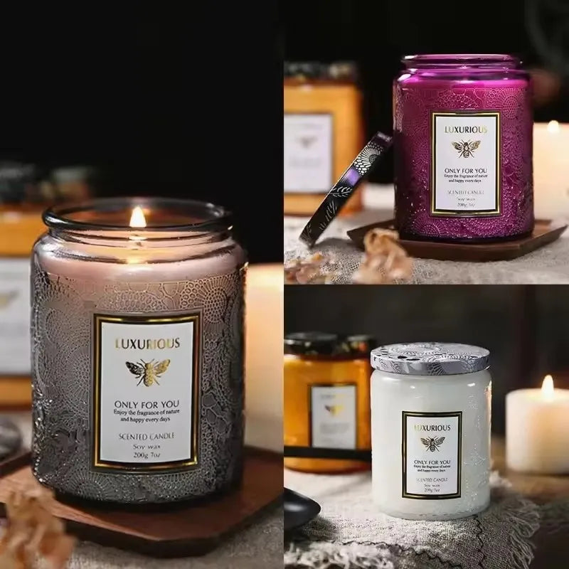 one Fragrant Candle Cans Room Decoration Soy Wax Smokeless Aroma Low Temperature Romantic Oil Fragrance Velas Birthday Candles Lootquake LLC