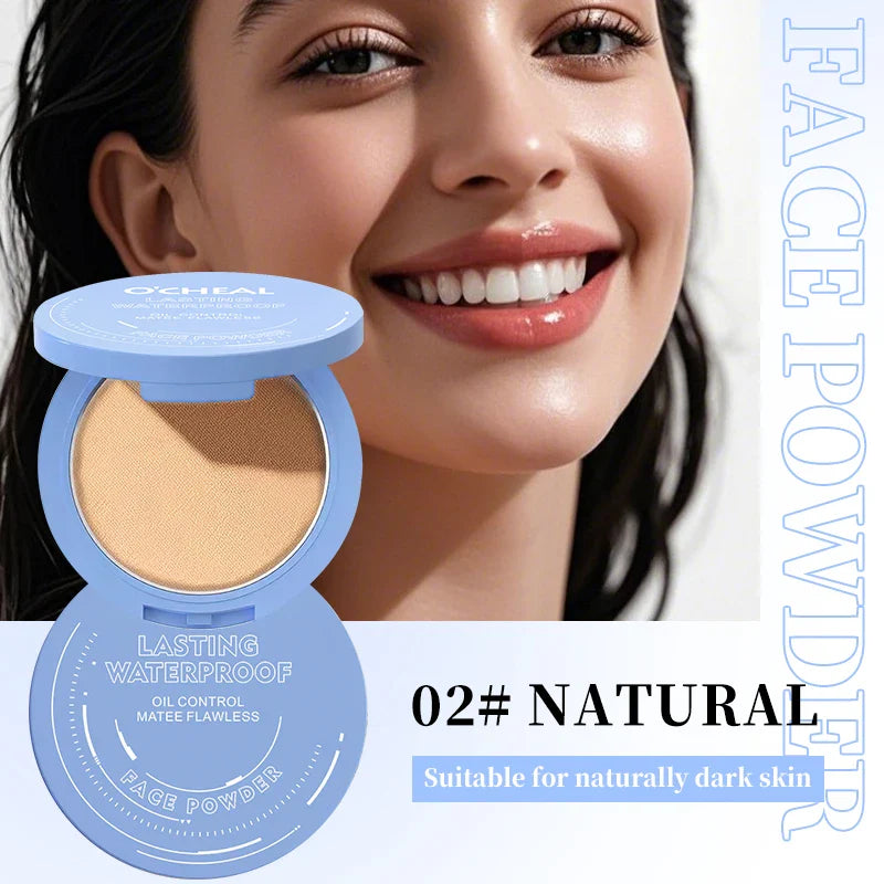 Ocheal Matte Face Setting Powder Oil-control Lightweight Radiant Foundation Pressed Powder Face Full Coverage Makeup Cosmetic Lootquake LLC