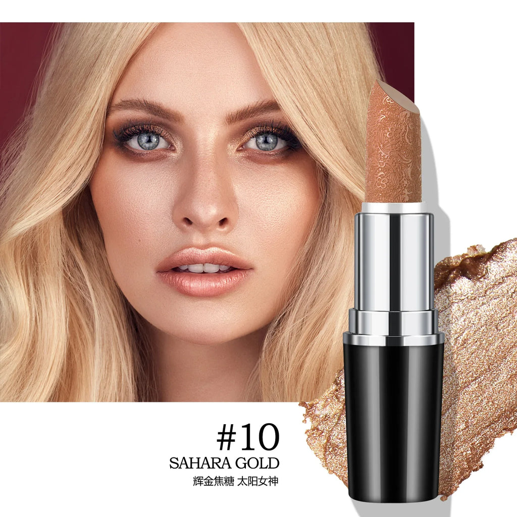 Makeup Non-sticky Non-fading Lipstick Pearlescent Long-lasting Moisturizing Fine Glitter Lip Gloss Hydrating Waterproof Lips Hot Lootquake LLC