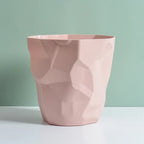 Creative Irregular Trash Can Bathroom Waste Garbage Bin Household Toilet Bin Home Rubbish Can for Kitchen Bathroom Garbage