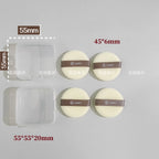 Small Flocking Mini Replacement Puff Loose Powder Foundation Puff Lootquake LLC