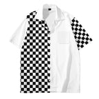 Mens Designer Clothes Black and White Dot Print Shirts Oversized Summer Travel Hawaii Beach Hawaiian Harajuku Camisa Masculino Lootquake LLC