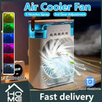 3 In 1 Fan AIr Conditioner Household Small Air Cooler LED Night Light Portable Humidifier Air Adjustment Fan Office Home Fan New Lootquake LLC