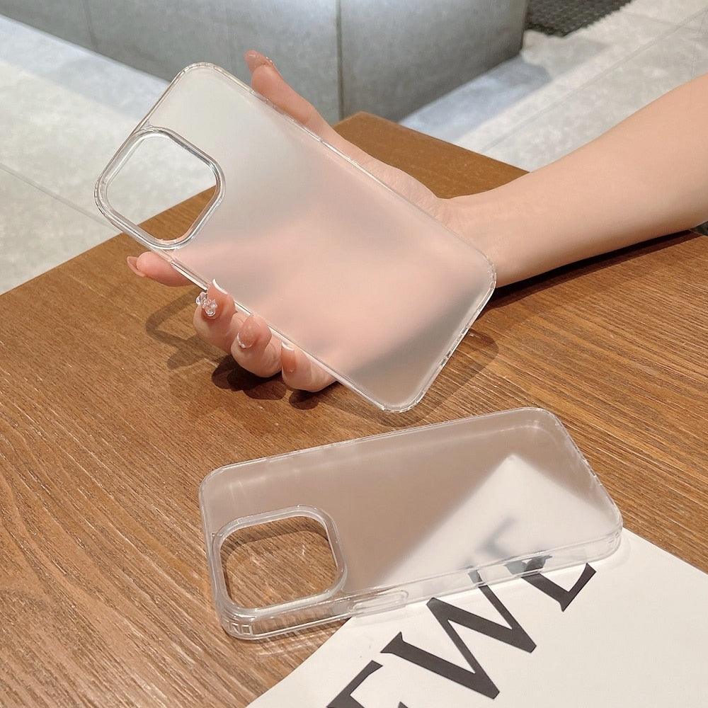 Luxury Transparent Hard iPhone Cover Mobile Case Mobile Cover Smartphone Case Phone Case For iPhone 14 13 12 11 Pro Max Mini X XR XS Soft Shockproof Bumper Back Cover Stevvex