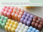 Bubble Candle Cube Fragrance Candles Handmade Scented Candle Soy Wax Candle Set for Home Decoration Wedding Party Birthday Lootquake LLC