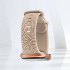 Apple Watch Silicone Strap - Stylish, Engraved Design - SJB-DIAMOND ELITES