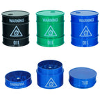 40mm Garbage Bin Shaped Three-layer Metal Herb Grinder Manual Grinder Tool